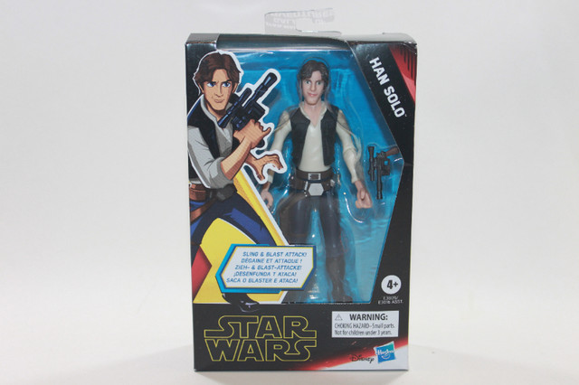 Disney Star Wars Galaxy of Adventures Han Solo 5" Figure NEW dans Jouets et jeux  à Laval/Rive Nord