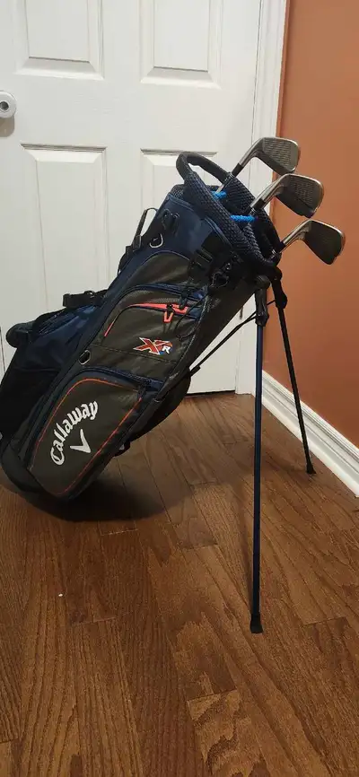 Cleveland irons & Vokey wedges w/stand bag, View more