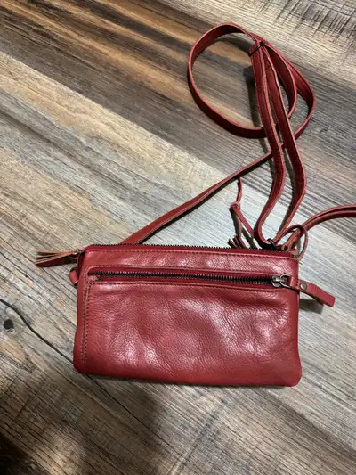 Red Leather Purse, View more