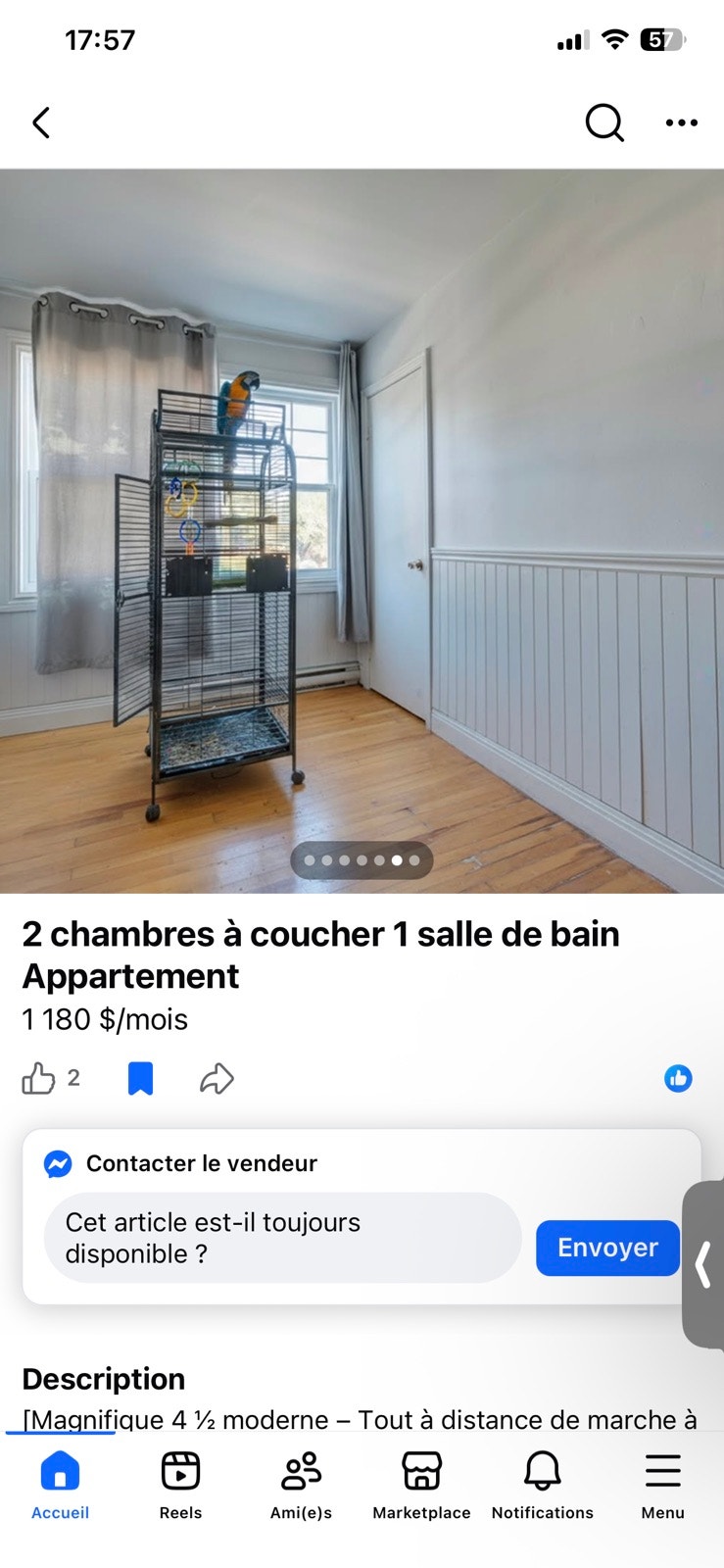 appartement 4 1/2 — photo 2
