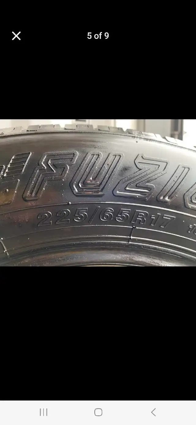 Set of 4 FUZION all season tires (225 65 17) in Tires & Rims in Oakville / Halton Region - Image 5
