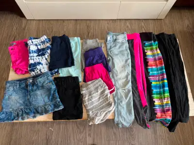 Huge girls 7/8 summer bottoms lot!, View more
