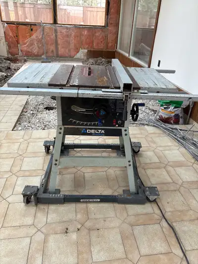 A powerhouse table saw that has never let me down but I need something more portable.