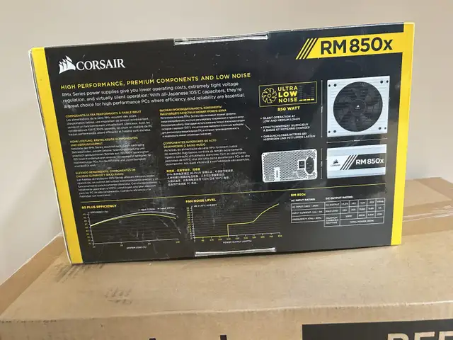 Computer case and Power supply Corsair RM850 x in System Components in City of Toronto - Image 6