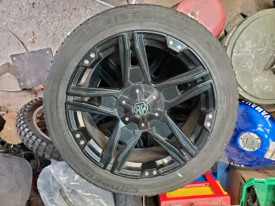 AodHan Dual Phase Forged AFF3: 20x9 Wheel, 5x120 Bolt Pattern, 72.6mm Hub Bore, 30mm Offset - Matte Black
