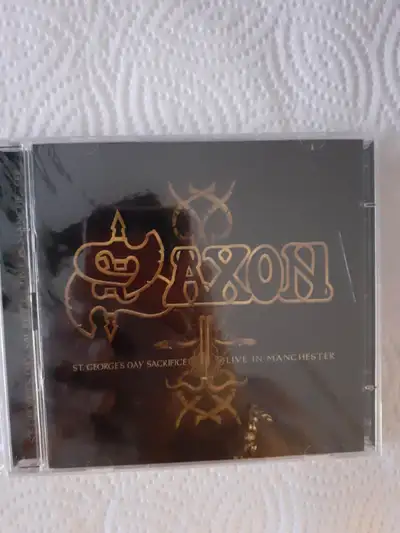 SAXON ! ST GEORGES DAY SACRIFICE LIVE IN MANCHESTER 2 CD SET ! N, View more