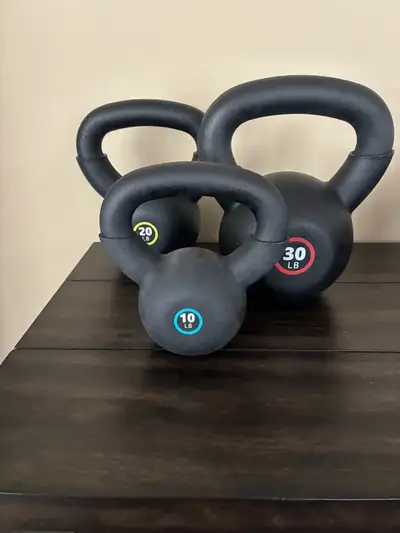 Kettlebell Trio (barely used), View more