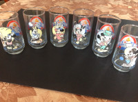 Disney's Mickey Mouse thru the Years 1928-1 988 Drinking Glasses