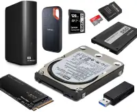 Récupérations De Données HDD, SSD, et Clés USB et Plus