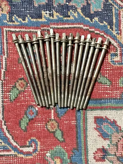 VINTAGE LUDWIG Tension Rods - 1960 - 4.5” Nickel - Set, View more