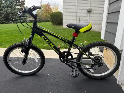 CCM Ruckus 20" Kids’ Mountain Bike – Shimano 6-Speed, View more