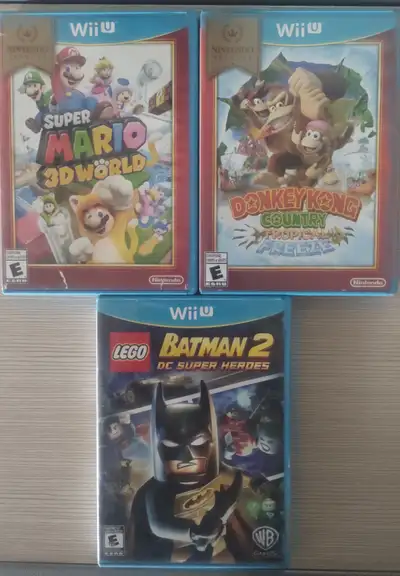 Nintendo Wii U Mario & Donkey Kong games (prices in desc), View more