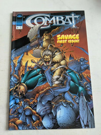 Combat #1 January 1996 Image Comics SAVAGE FIRST ISSUE! VF/NM.