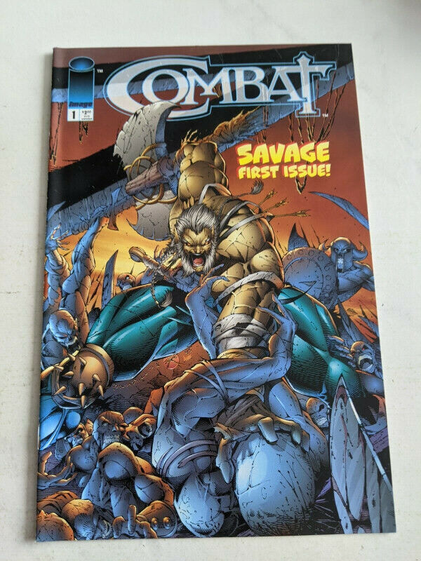 Combat #1 January 1996 Image Comics SAVAGE FIRST ISSUE! VF/NM. dans Bandes dessinées  à Longueuil/Rive Sud