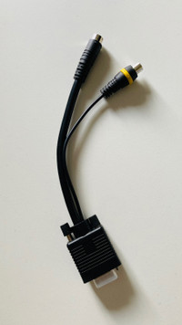 Adaptateur VGA RCA S-Video Adapter Cable