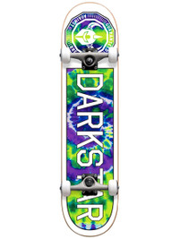 Darkstar Purple Green Tie Dye 8.25  Complete Skateboard New