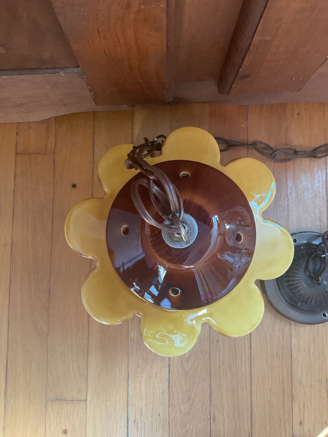 Lampe; luminaire suspendu  suspension vintage Maurice Chalvignac dans Éclairage intérieur et plafonniers  à Trois-Rivières - Image 3