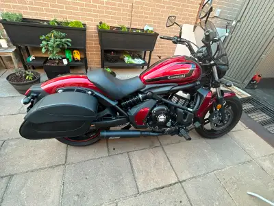 Second Owner - Female riden only - Mint Condition Kawasaki Saddlebags $1K upgarde Ceramic Delkevic E...