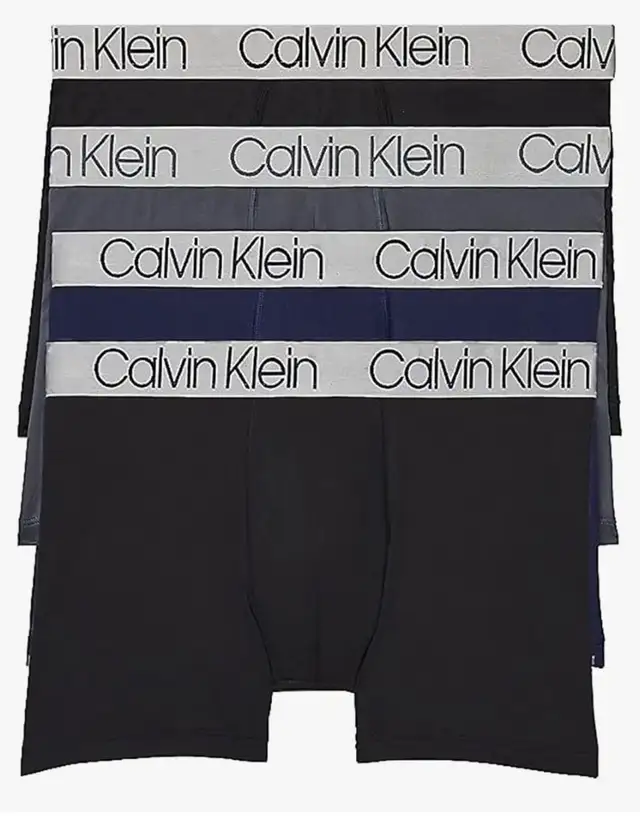 Brand New Calvin Klein Men’s Boxers Underpants 4pk in Men's in Calgary - Image 3