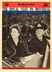 1951 large magazine page for Royal Visit – Princess Elizabeth