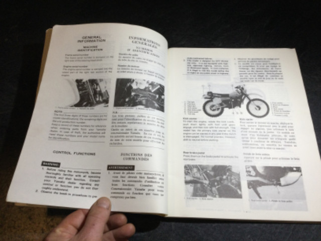 1982 Yamaha IT125J Service Repair Manual in Non-fiction in Parksville / Qualicum Beach - Image 3