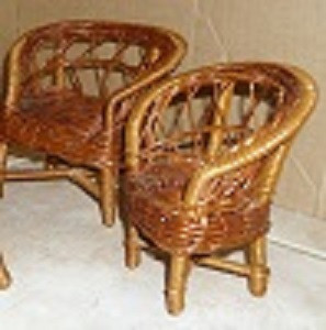 Vintage Antique Wicker Doll Furniture Set in Arts & Collectibles in Oakville / Halton Region - Image 2