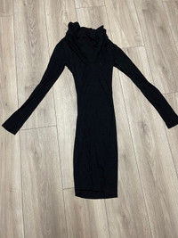 Black Turtleneck Dress