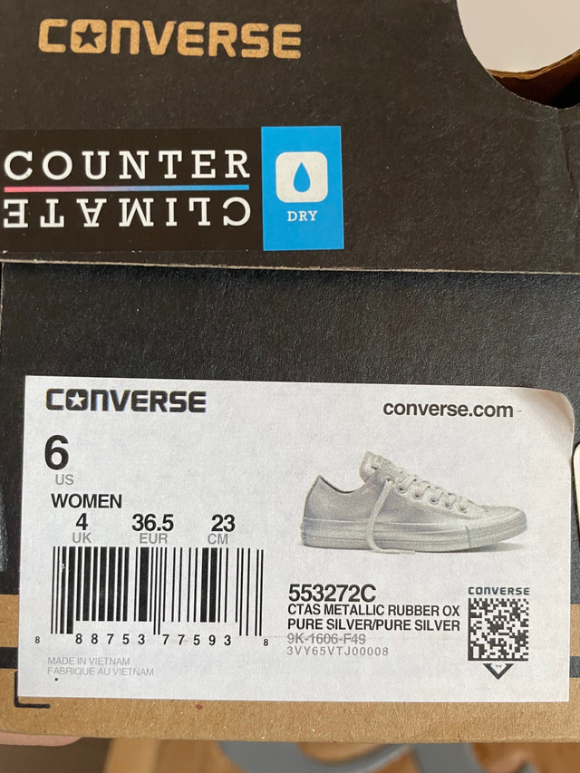 Converse Metallic rubber. Limited edition for valentines  in Women's - Shoes in Markham / York Region - Image 4