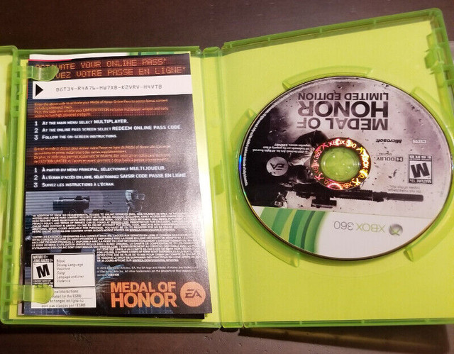 XBox360 Game: "Medal of Honor" in XBOX 360 in Oshawa / Durham Region - Image 2