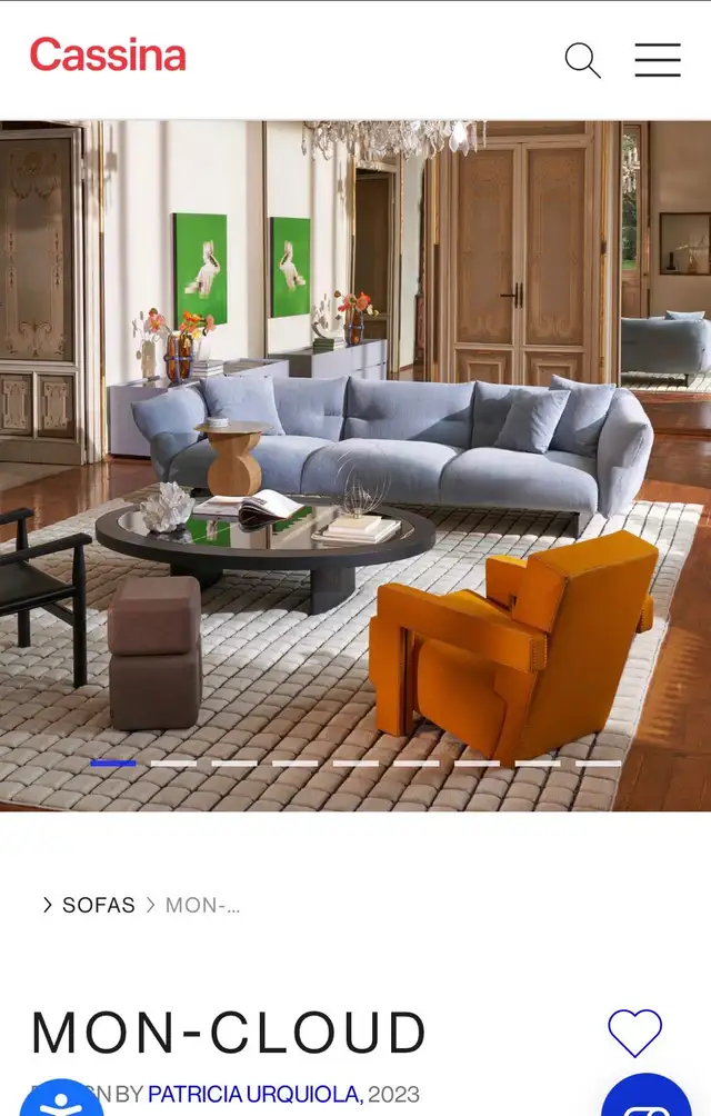 Brand new Italian designer couch: Cassina “Moncloud” Sectional in Couches & Futons in City of Halifax - Image 3