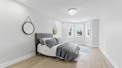 queen headboard with bed frame new, View more