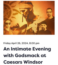 Godsmack at Caesar’s Windsor 