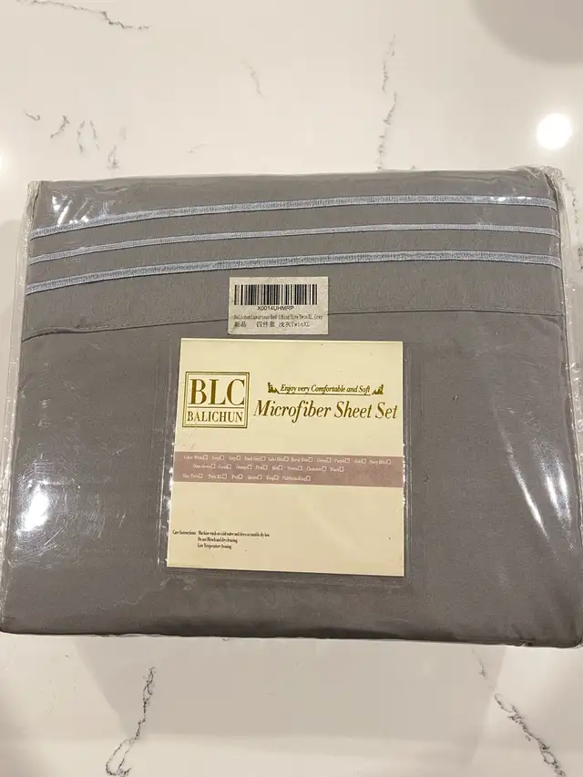 Microfiber Sheet Set - Twin XL, Queen, King in Bedding in City of Toronto - Image 2