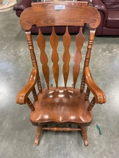 OVERSIZED COUNTRY PINE ROCKING CHAIR, View more