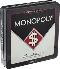 Winning Solutions Monopoly Nostalgia Edition Tin Board Game-New
