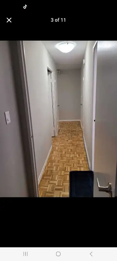 Furnished room available for rent in a spacious and clean 2-bedroom condo in Eglinton & Scarlett Eto...