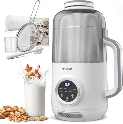 Condition - Like new Why You’ll Love It: ✅ 10-in-1 Multi-Functionality: Makes nut milk, oat milk, ju...
