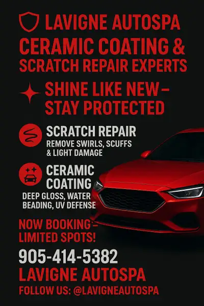 Lavigne Autospa Ceramic coating special!, View more