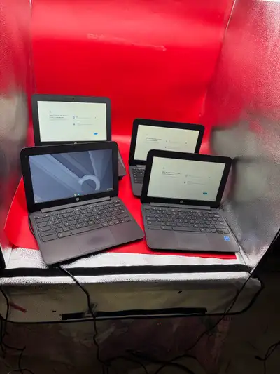 Hp chromebook 11 inch with charger, View more