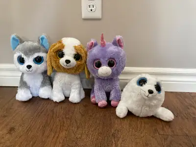 9" TY Beanie Boos - especially fun when you have the smaller ones too so you can make "families" out...