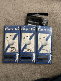 Pack of 3 left golf gloves size M