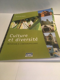 Livres Cegep Université Culture Et Diversité Anthropologie