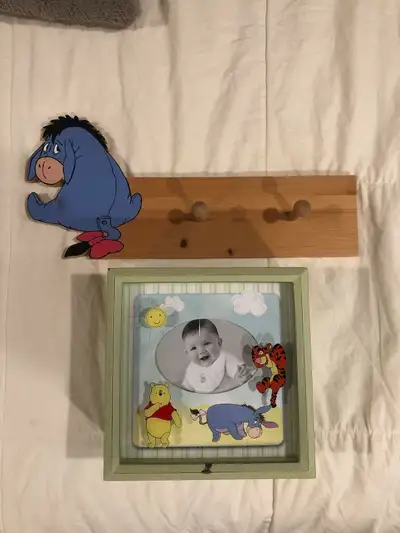 Winnie the Pooh Memory Box and Eeyore coat rack, View more