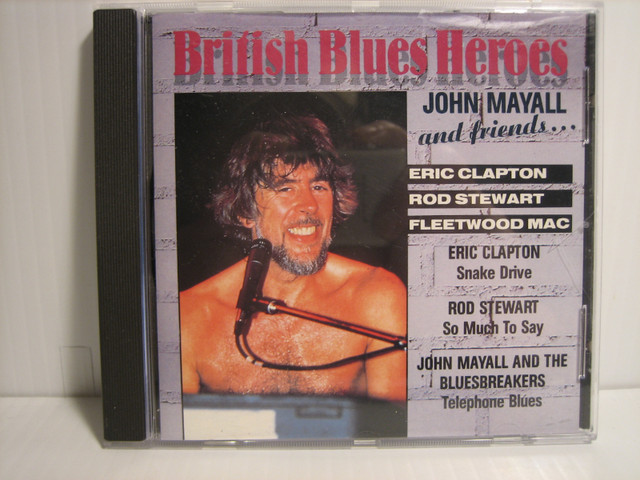 BRITISH BLUES HEROES JOHN MAYALL AND FRIENDS - ERIC CLAPTON CD in Arts & Collectibles in London
