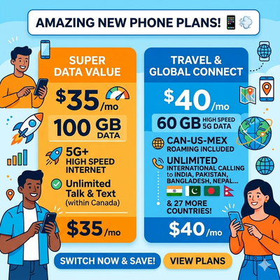 TELUS-KOODO PHONE PLANS, View more
