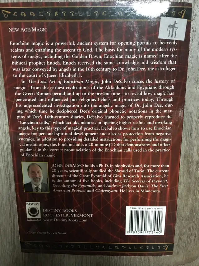 The lost art of Enochian magic book63838168142979121