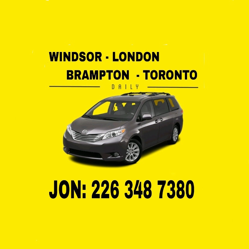 5AM 11AM 2PM 5PM 》WINDSOR TO TORONTO 》 EVERYDAY Rideshare