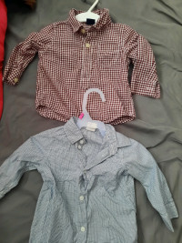 2 baby boy dress shirts