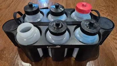 If the ad is up, item is still for sale Have a water bottle holder that comes with 6 water bottles a...
