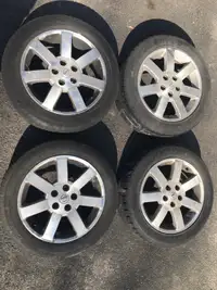 Mags 17" Nissan avec pneus
